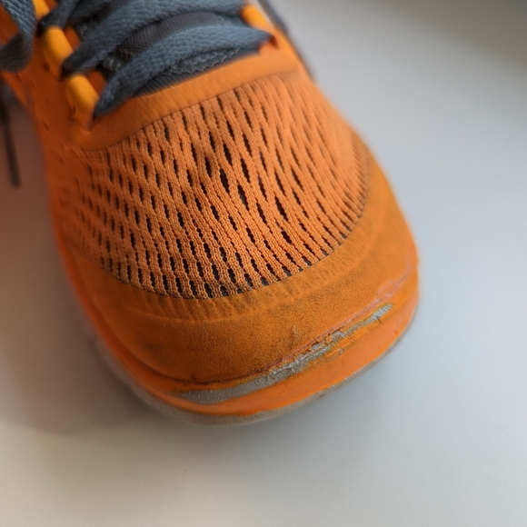 NIKE | Youth Free 3.0 Runners, Orange | Grey - Picture 6 of 8